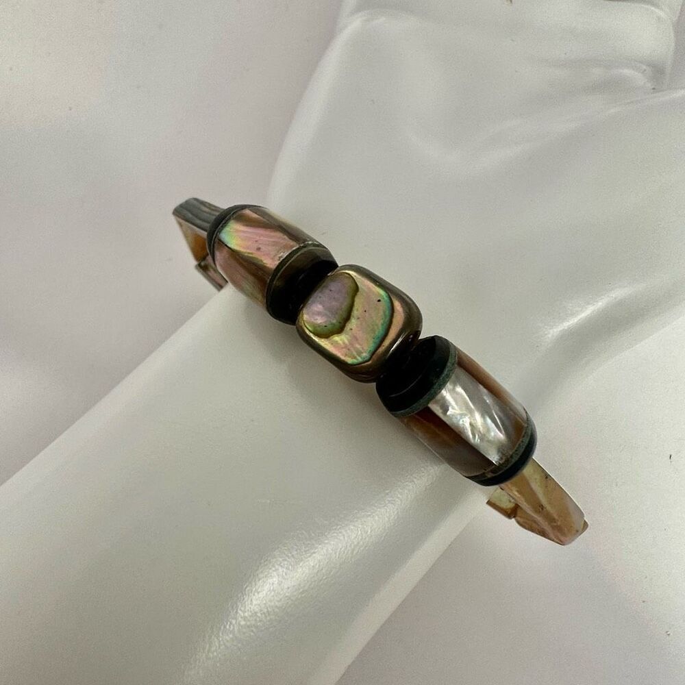 Abalone stretch bracelet